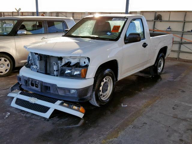 1GCCSBF90C8111324 - 2012 CHEVROLET COLORADO WHITE photo 2