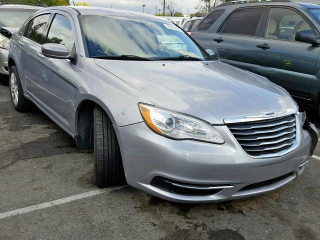 1C3CCBAB5EN213086 - 2014 CHRYSLER 200 LX SILVER photo 1