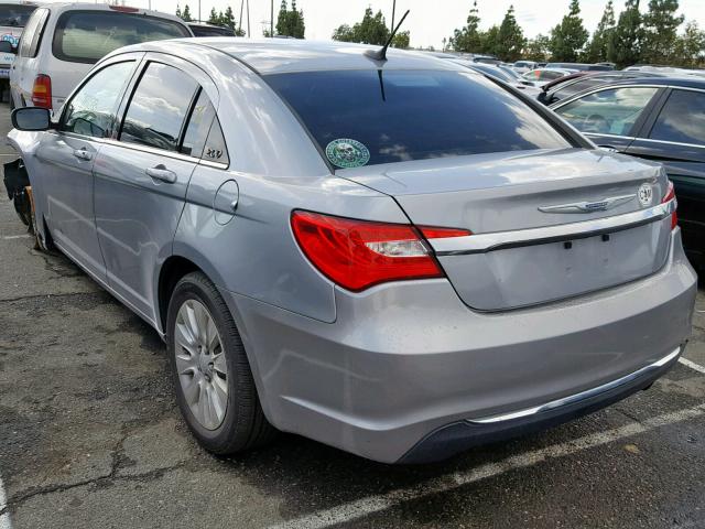 1C3CCBAB5EN213086 - 2014 CHRYSLER 200 LX SILVER photo 3