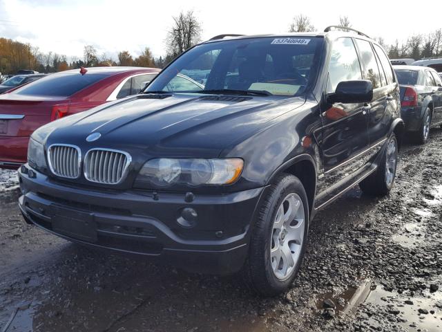 5UXFB93532LN78545 - 2002 BMW X5 4.6IS BLACK photo 2