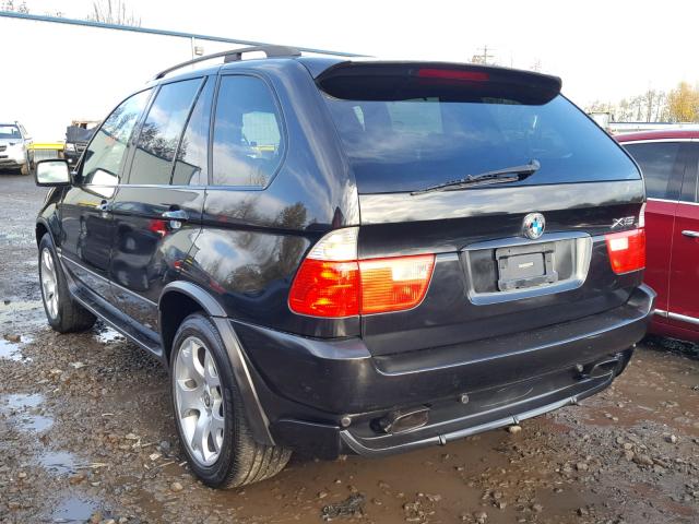 5UXFB93532LN78545 - 2002 BMW X5 4.6IS BLACK photo 3