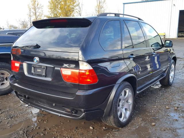 5UXFB93532LN78545 - 2002 BMW X5 4.6IS BLACK photo 4