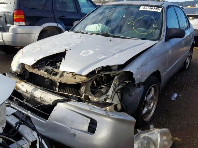 2HGEJ6613YH510437 - 2000 HONDA CIVIC BASE Gümüş foto 2