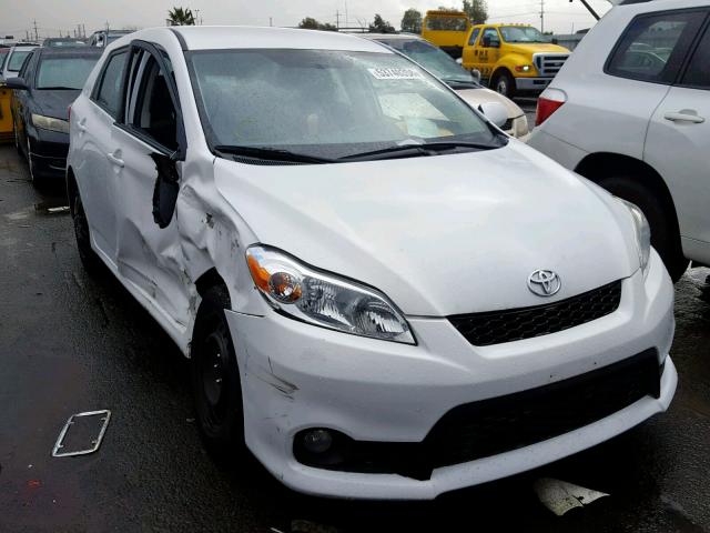 2T1KU4EE3BC733323 - 2011 TOYOTA COROLLA MA WHITE photo 1