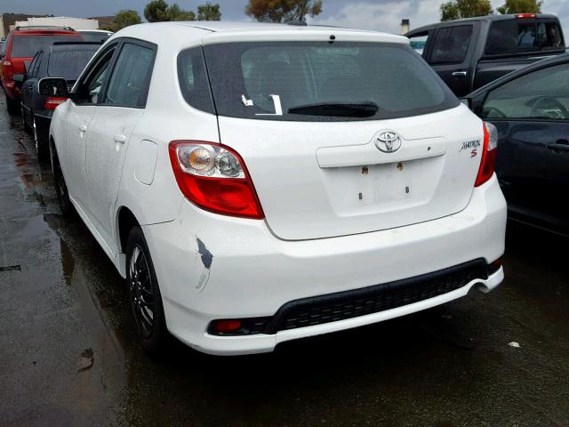 2T1KU4EE3BC733323 - 2011 TOYOTA COROLLA MA WHITE photo 3