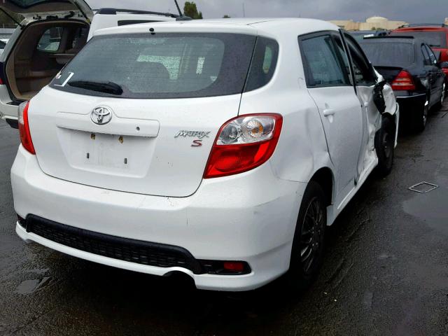 2T1KU4EE3BC733323 - 2011 TOYOTA COROLLA MA WHITE photo 4