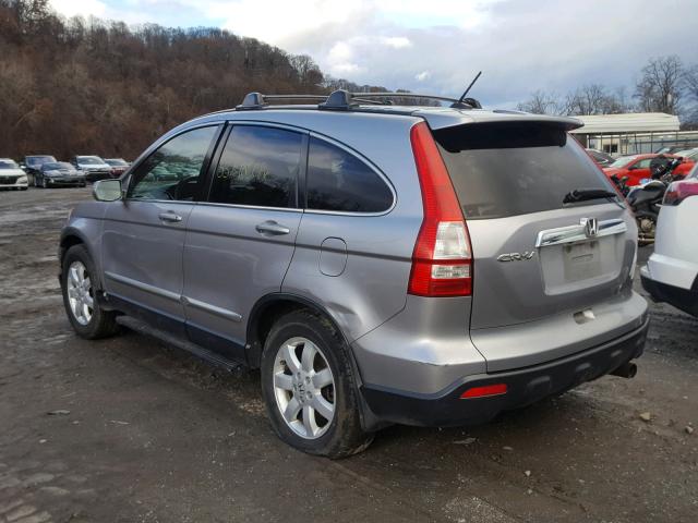 JHLRE48717C053870 - 2007 HONDA CR-V EXL SILVER photo 3