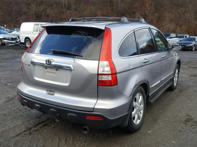 JHLRE48717C053870 - 2007 HONDA CR-V EXL SILVER photo 4