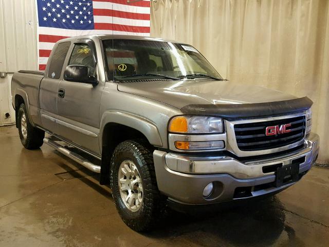 1GTEK19B66Z206146 - 2006 GMC NEW SIERRA GRAY photo 1