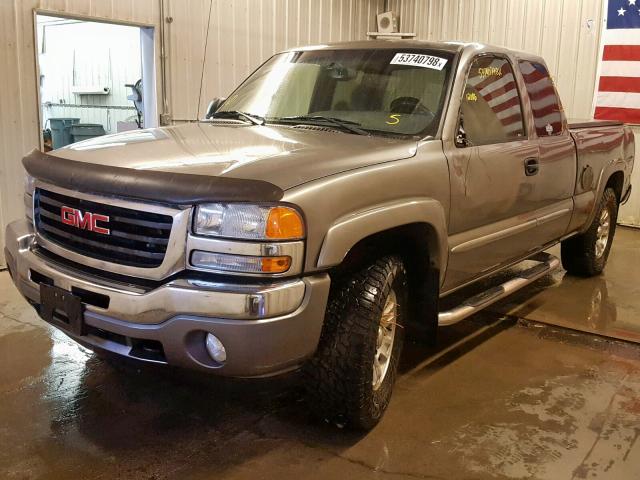 1GTEK19B66Z206146 - 2006 GMC NEW SIERRA GRAY photo 2