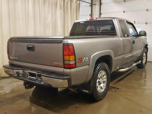 1GTEK19B66Z206146 - 2006 GMC NEW SIERRA GRAY photo 4