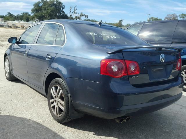 3VWJF71K67M020611 - 2007 VOLKSWAGEN JETTA 2.5 BLUE photo 3