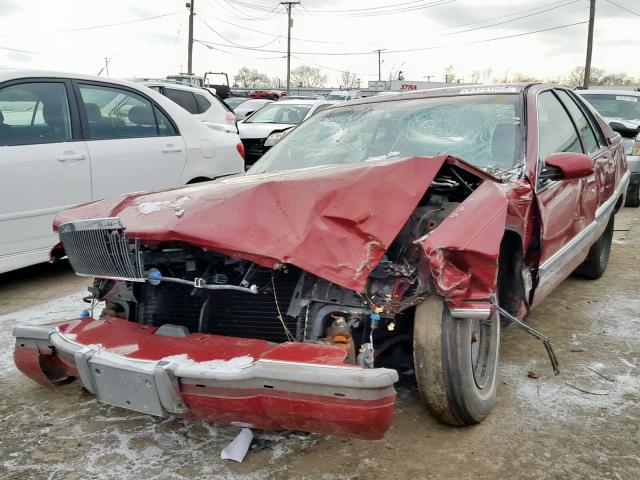 1G4BN52P7TR403678 - 1996 BUICK ROADMASTER RED photo 2