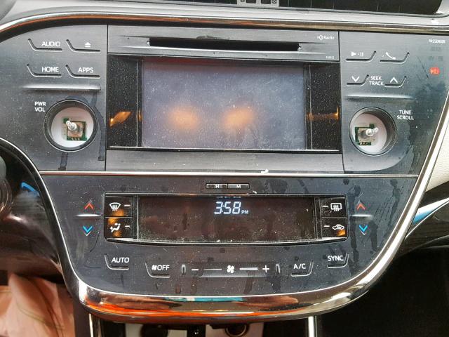 4T1BK1EB3FU138292 - 2015 TOYOTA AVALON XLE 黑色 照片 9