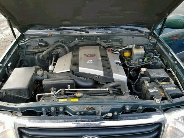 JT3HT05J0X0044882 - 1999 TOYOTA LAND CRUIS GREEN photo 7