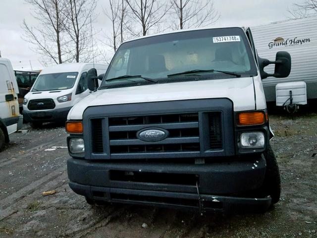 1FTNS2EL6DDA55601 - 2013 FORD ECONOLINE WHITE photo 2