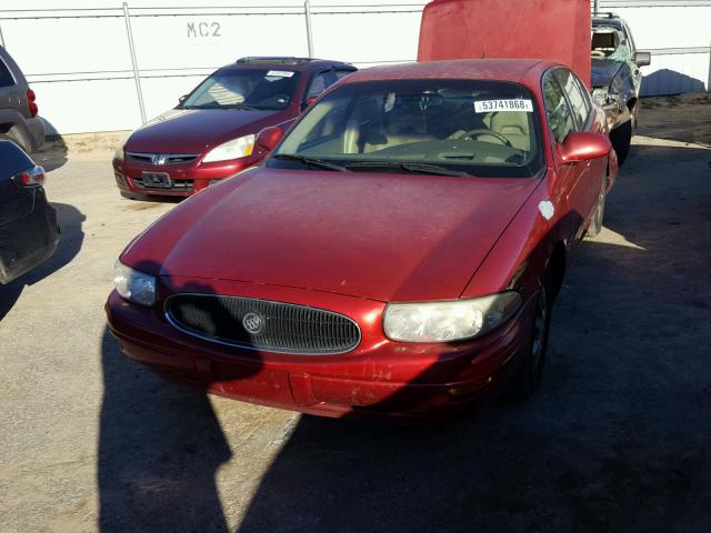 1G4HR54K75U288130 - 2005 BUICK LESABRE LI RED photo 2