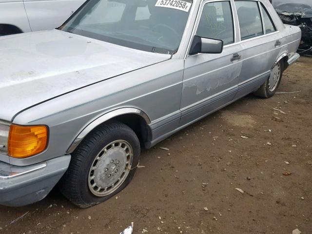 WDBCA39D1HA289153 - 1987 MERCEDES-BENZ 560 SEL SILVER photo 9