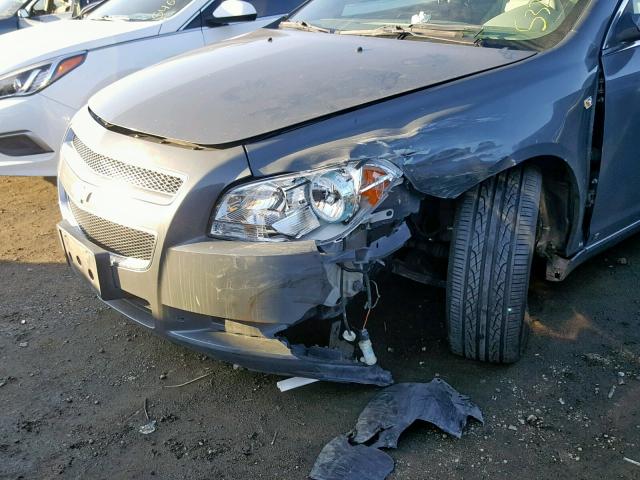 1G1ZJ57B484264067 - 2008 CHEVROLET MALIBU 2LT GRAY photo 9