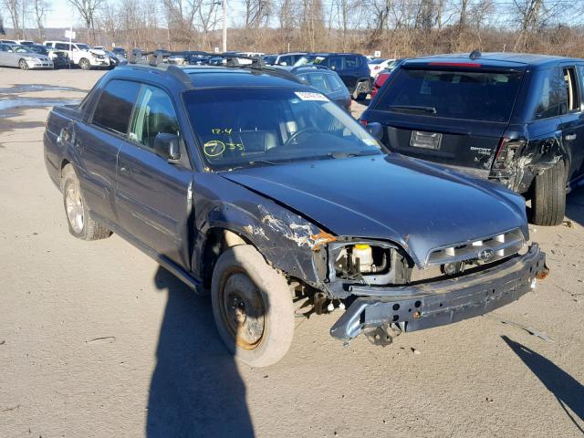 4S4BT62C867103883 - 2006 SUBARU BAJA SPORT BLUE photo 1