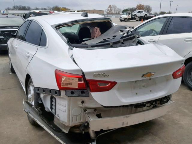 1G1ZB5ST1HF101149 - 2017 CHEVROLET MALIBU LS WHITE photo 3