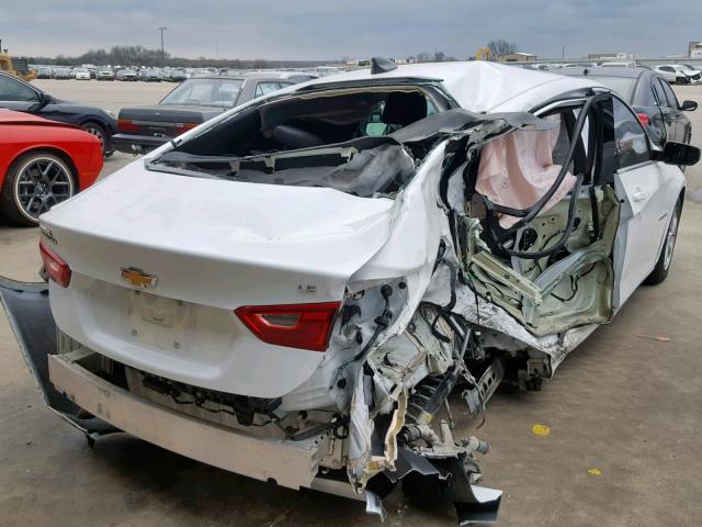 1G1ZB5ST1HF101149 - 2017 CHEVROLET MALIBU LS WHITE photo 4