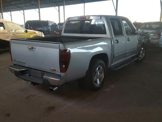 1GTD5MF91C8113624 - 2012 GMC CANYON SLE SILVER photo 4