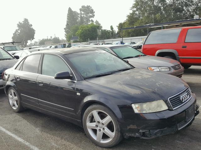 WAUJT68E24A188161 - 2004 AUDI A4 3.0 BLACK photo 1