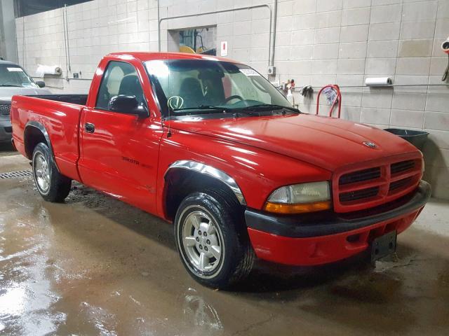 1B7FL36X82S601347 - 2002 DODGE DAKOTA SPO RED photo 1