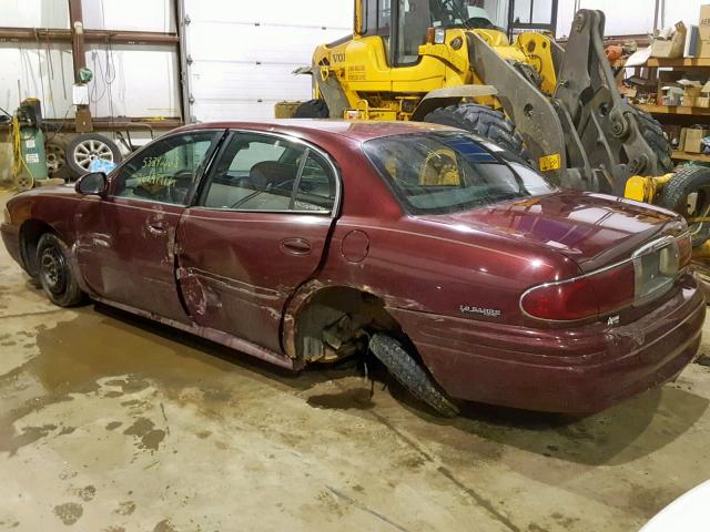 1G4HP54K82U127707 - 2002 BUICK LESABRE CU MAROON photo 3