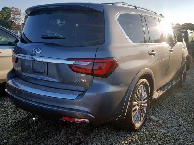 JN8AZ2NFXJ9662236 - 2018 INFINITI QX80 BASE SILVER photo 4