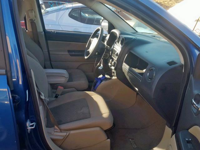 1J4NT4FB1AD551927 - 2010 JEEP COMPASS SP 蓝色 照片 5