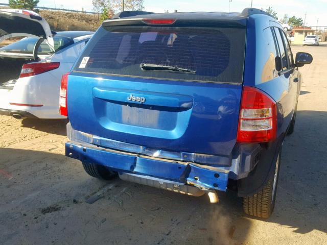 1J4NT4FB1AD551927 - 2010 JEEP COMPASS SP 蓝色 照片 9
