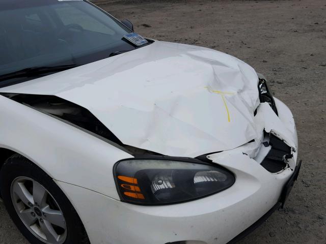 2G2WP552461182865 - 2006 PONTIAC GRAND PRIX WHITE photo 9