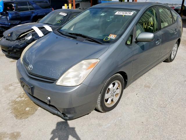 JTDKB20UX53107077 - 2005 TOYOTA PRIUS GRAY photo 2