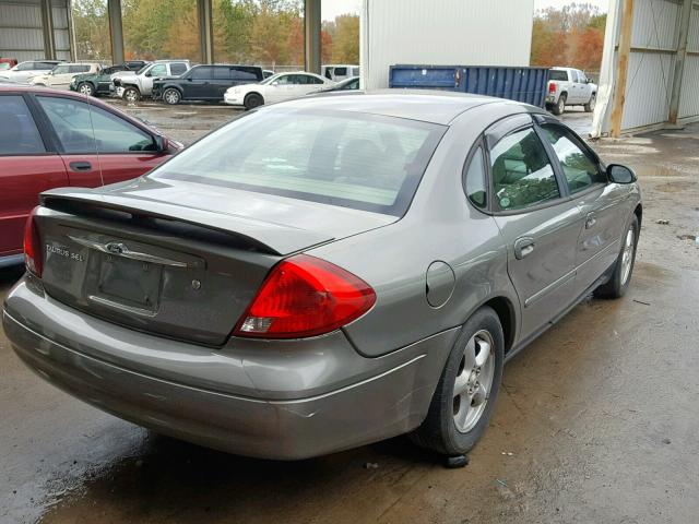 1FAHP56S92A199833 - 2002 FORD TAURUS SEL GRAY photo 4