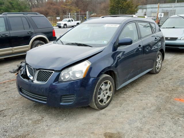 5Y2SM67019Z424219 - 2009 PONTIAC VIBE BLUE photo 2