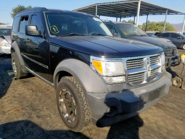 1D8GT28K78W181406 - 2008 DODGE NITRO SXT BLACK photo 1