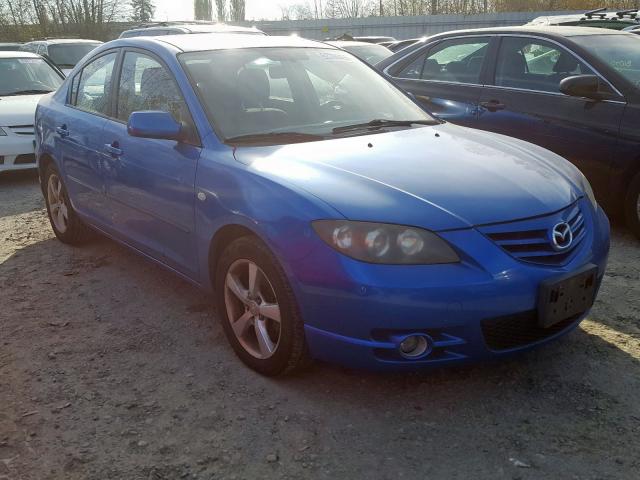 JM1BK123541130212 - 2004 MAZDA 3 S BLUE photo 1