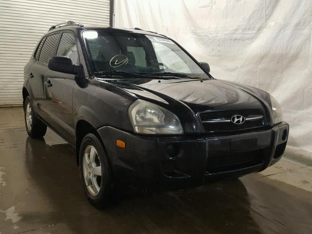 KM8JM12B15U076822 - 2005 HYUNDAI TUCSON GL BLACK photo 1