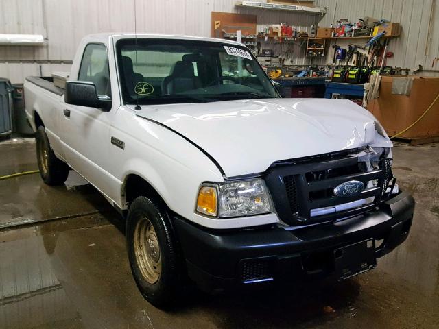 1FTYR10U06PA83284 - 2006 FORD RANGER WHITE photo 1