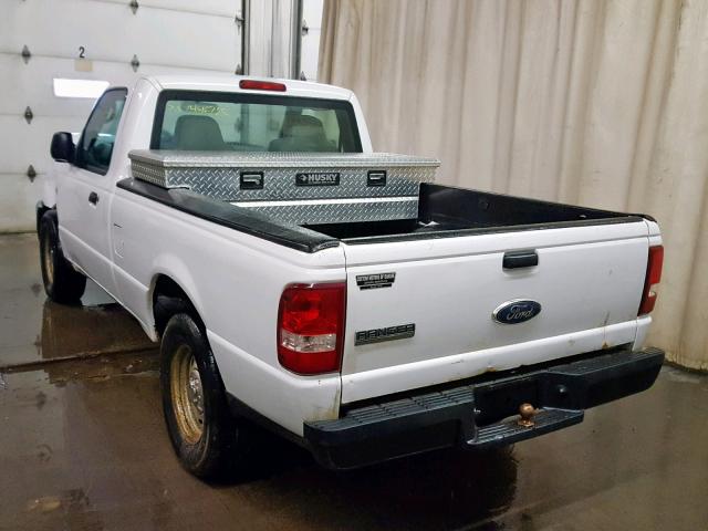 1FTYR10U06PA83284 - 2006 FORD RANGER WHITE photo 3