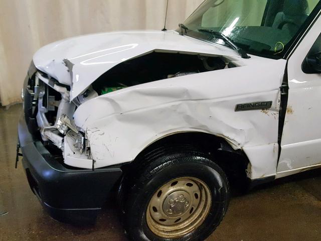 1FTYR10U06PA83284 - 2006 FORD RANGER WHITE photo 9