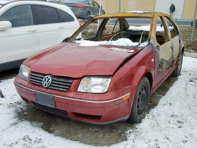 3VWTK49M37M648778 - 2007 VOLKSWAGEN CITY JETTA RED photo 2