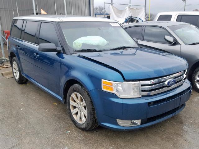 2FMGK5BC1BBD02116 - 2011 FORD FLEX SE BLUE photo 1