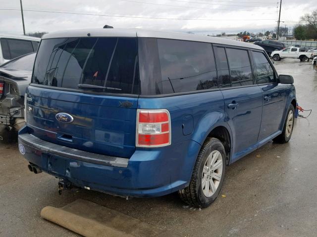 2FMGK5BC1BBD02116 - 2011 FORD FLEX SE BLUE photo 4