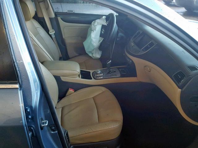 KMHGC46E79U036253 - 2009 HYUNDAI GENESIS 3. BLUE photo 5