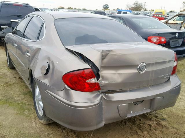 2G4WD582361161839 - 2006 BUICK LACROSSE C TAN photo 3