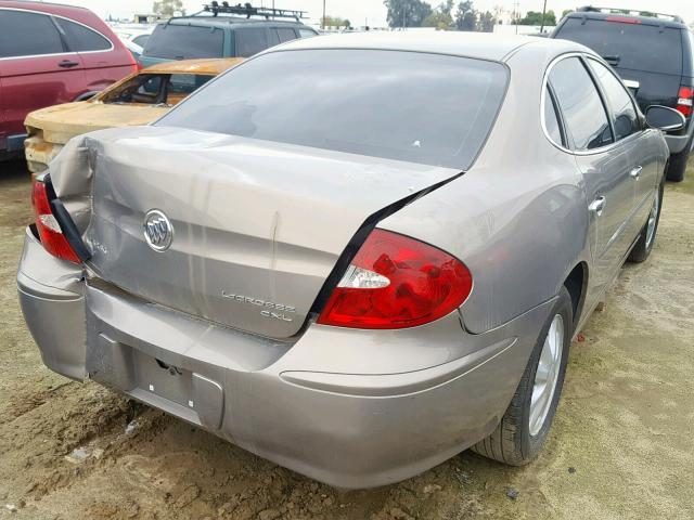 2G4WD582361161839 - 2006 BUICK LACROSSE C TAN photo 4