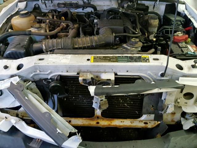 1FTYR10D67PA27500 - 2007 FORD RANGER WHITE photo 7